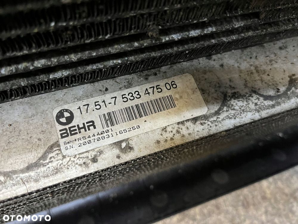 BMW X5 E70 chlodnica wody klimatyzacji intercooler ramka chlodnic 3.0 D M57 - 6