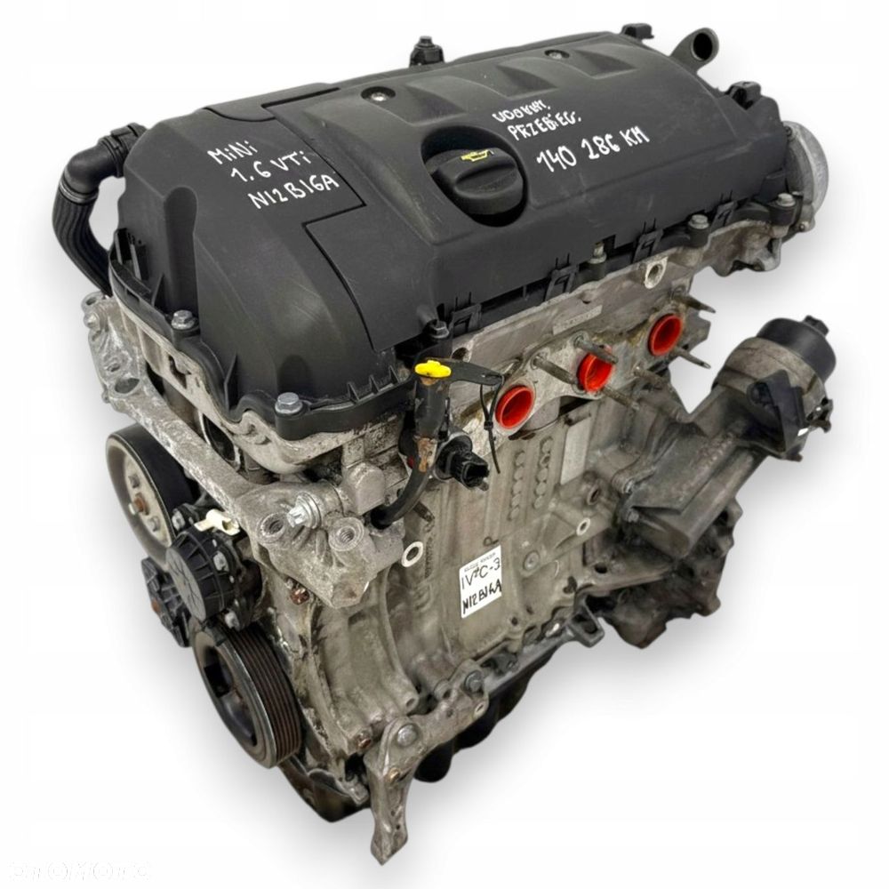 SILNIK N12B16A Mini Cooper R55 R56 R57 1.6 16V VTI N12B16 140 286km - 9