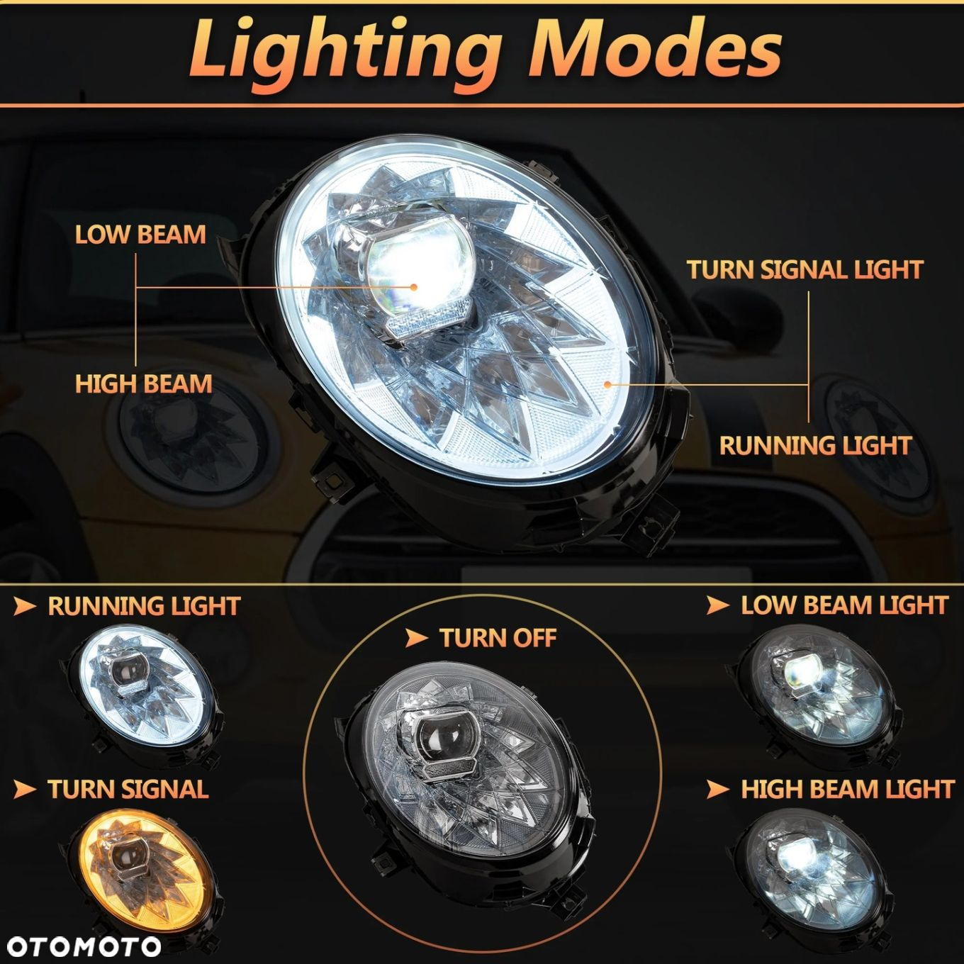 Reflektory Lampy kpl Full Led Vland Dynamiczne Mini Cooper f54 f55 f56 f57 - 10