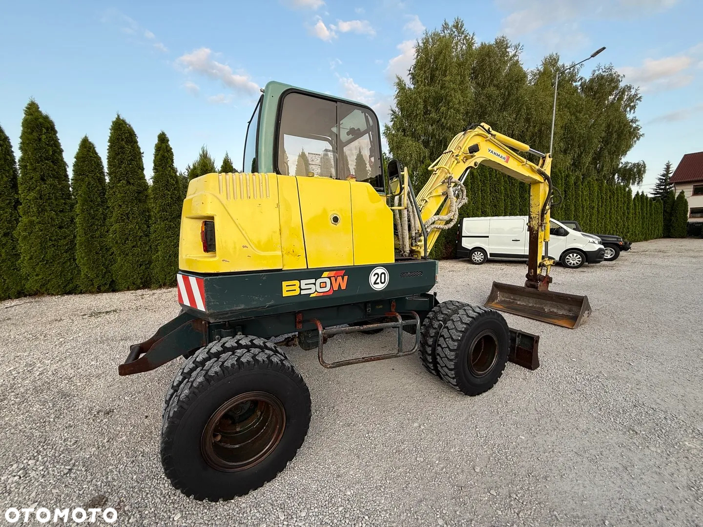 Yanmar B50W KOPARKA KOŁOWA/ 5 TON / MAŁE GABARYTY / BARDZO ZWROTNA / ZADBANA Z NIEMIEC / PIĘKNY STAN / ORYGINAŁ / B 50 W B75 B95 B110 / 70 75 80 90 100 110 / 308 310 / TEREX TW - 37