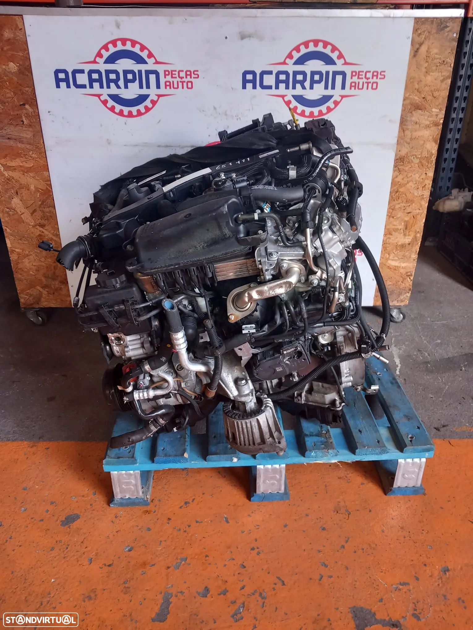 Motor Mercedes Benz W204/C220/C250 2.1 Cdi Ref: 651911 - 1