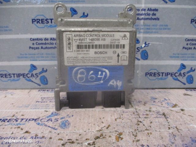 Modulo Airbag 0285001551 4M5T14B056AB FORD FOCUS CMAX FASE 1 2004 1.6TDCI 110CV 5P CINZA - 1