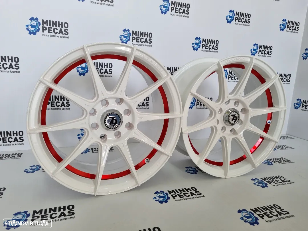 Jantes Seventy9 (SCF-F) em 15" Brancas Red Lip - 3