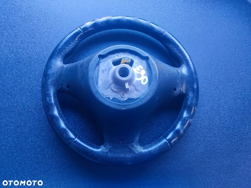 BMW E90 E91 KIEROWNICA MULTIFUNKCJA AIRBAG SKÓRA - 2
