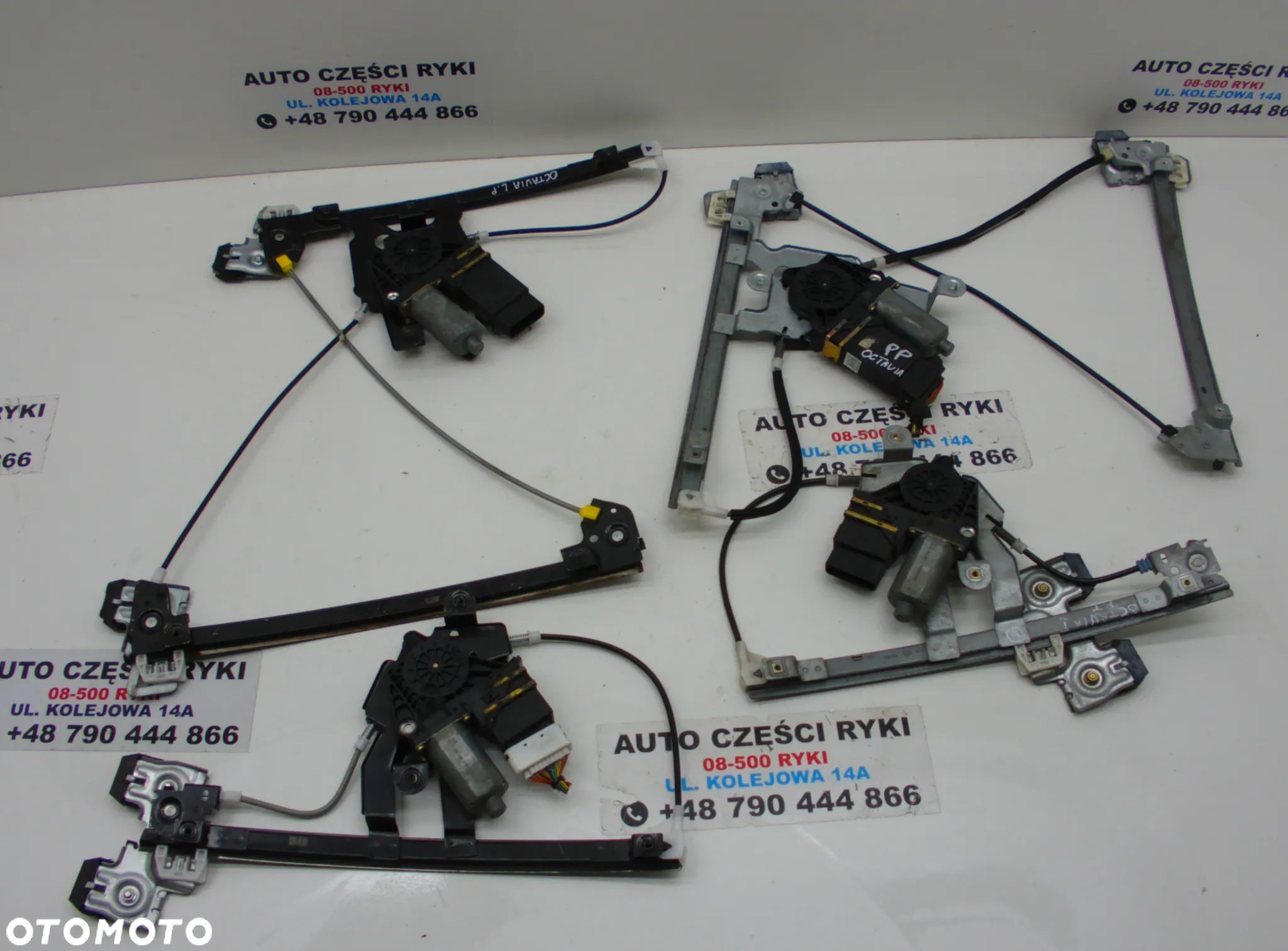 Skoda Octavia  Podnośnik Mechanizm szyby przód tył lewa prawa strona - 1