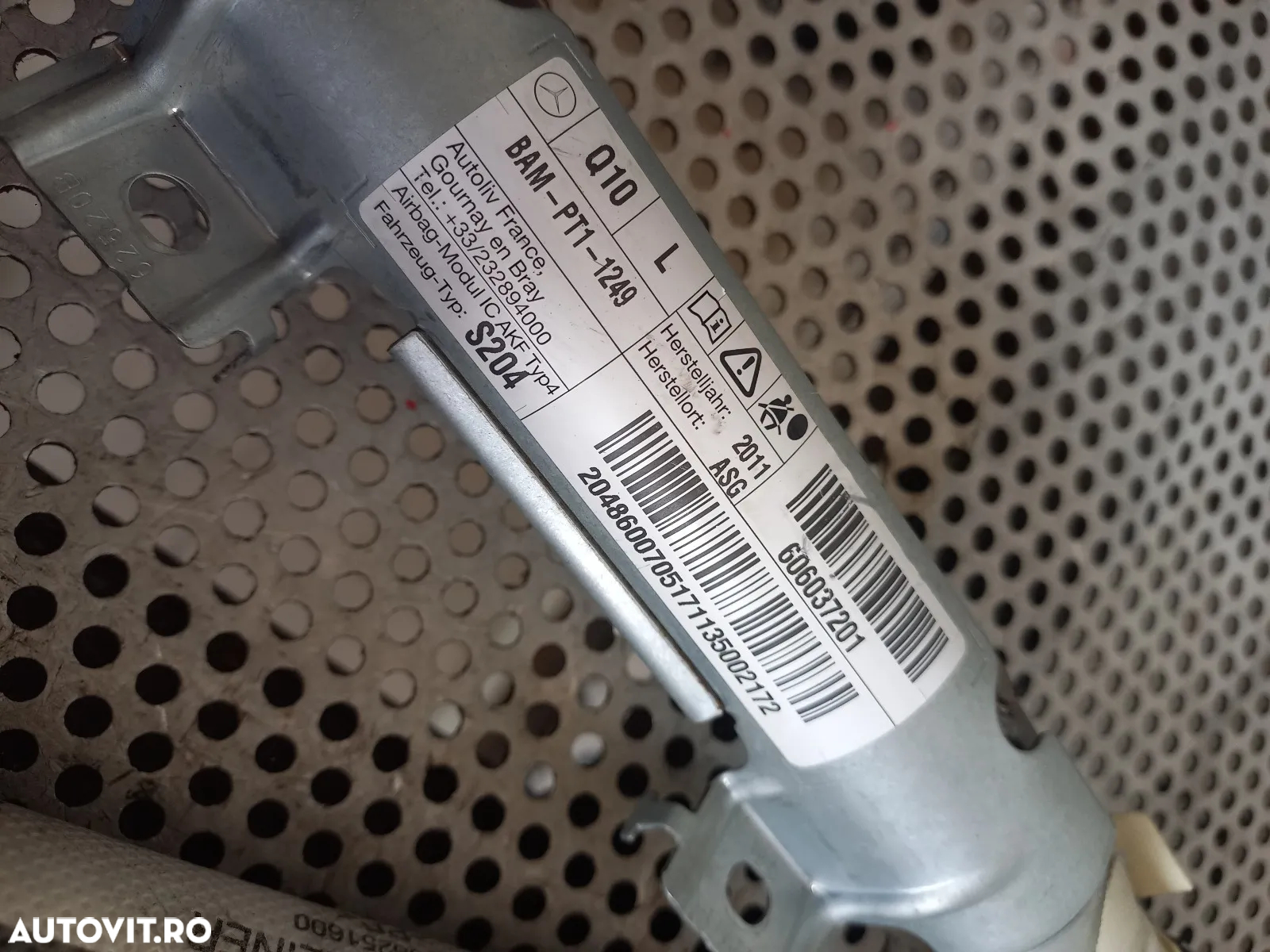Airbag Cortina Stanga Dreapta Mercedes C Class W204 An 2007-2008-2009-2010-2011-2012-2013-2014-2015 - 8
