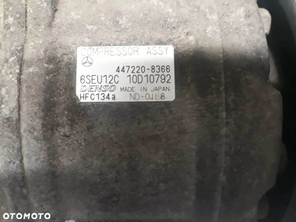 SPRĘŻARKA KLIMATYZACJI MERCEDES A KLASA W168  1,7 CDI  447220-8366 DENSO - 2