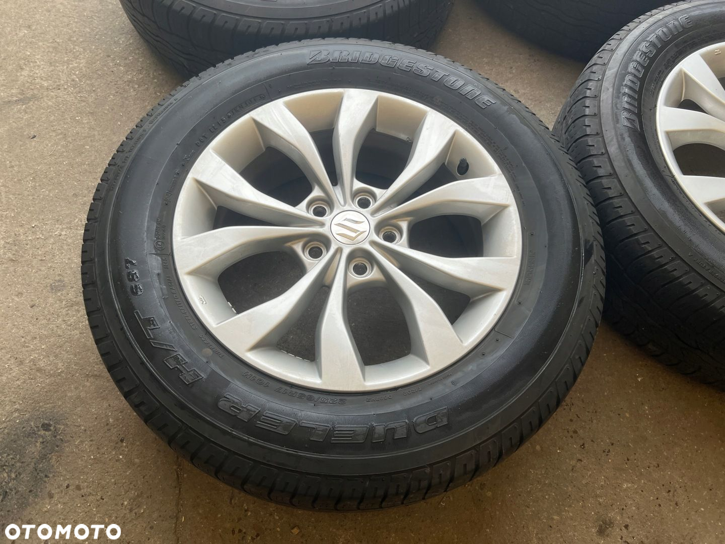 KOMPLET FELG FELGI ALU SUZUKI SX-4 SX4 VITARA 17 5X114,3 ET45 ORYGINALNE - 3