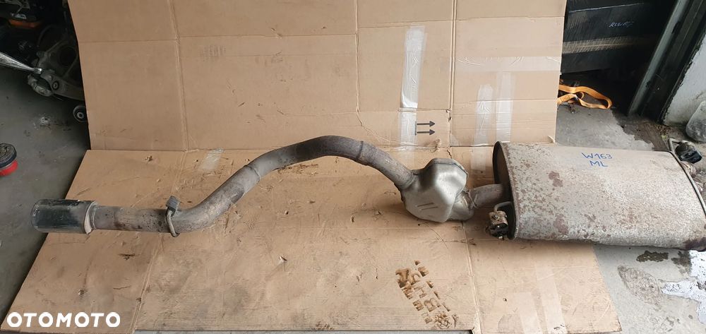 Tłumik końcowy wydech AMG Mercedes ML W163 Lift 4.0 CDI 1634903501 - 1