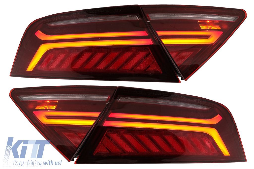 Stopuri LED compatibil cu AUDI A7 4G (2010-2014) Facelift Light Bar Design - 1