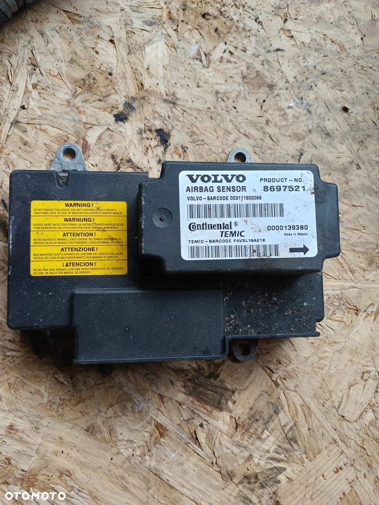MODUŁ SENSOR PODUSZEK POWIETRZNYCH AIRBAG VOLVO V50 S40 II C30 C70 8697521 - 1