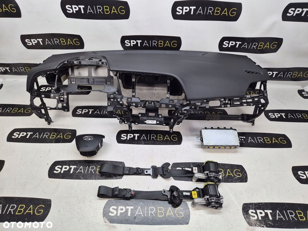 HYUNDAI ELANTRA DESKA ROZDZIELCZA KONSOLA KOKPIT PULPIT PODUSZKI AIRBAG AIR BAG PASY KIT SET - 2