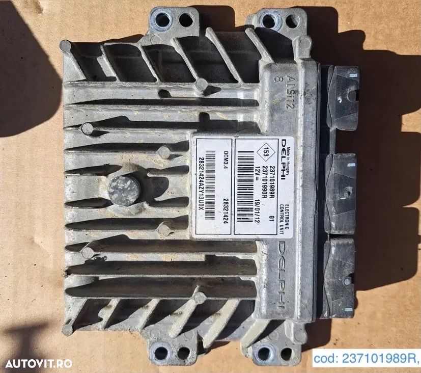 ECU modul calculator motor diesel Delphi 1,5dci Renault Avantime, Captur, Clio 1, Clio 2, Clio 3, Clio 4, Duster - 1