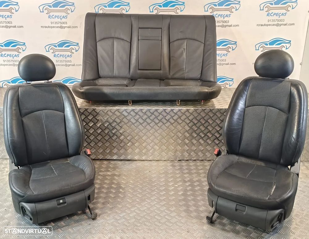 .BANCO BANCOS MERCEDES BENZ CLASS E W211 PELE AQUECIDO AIRBAG FRENTE FRONTAL TRASEIRO TRÁS - 20