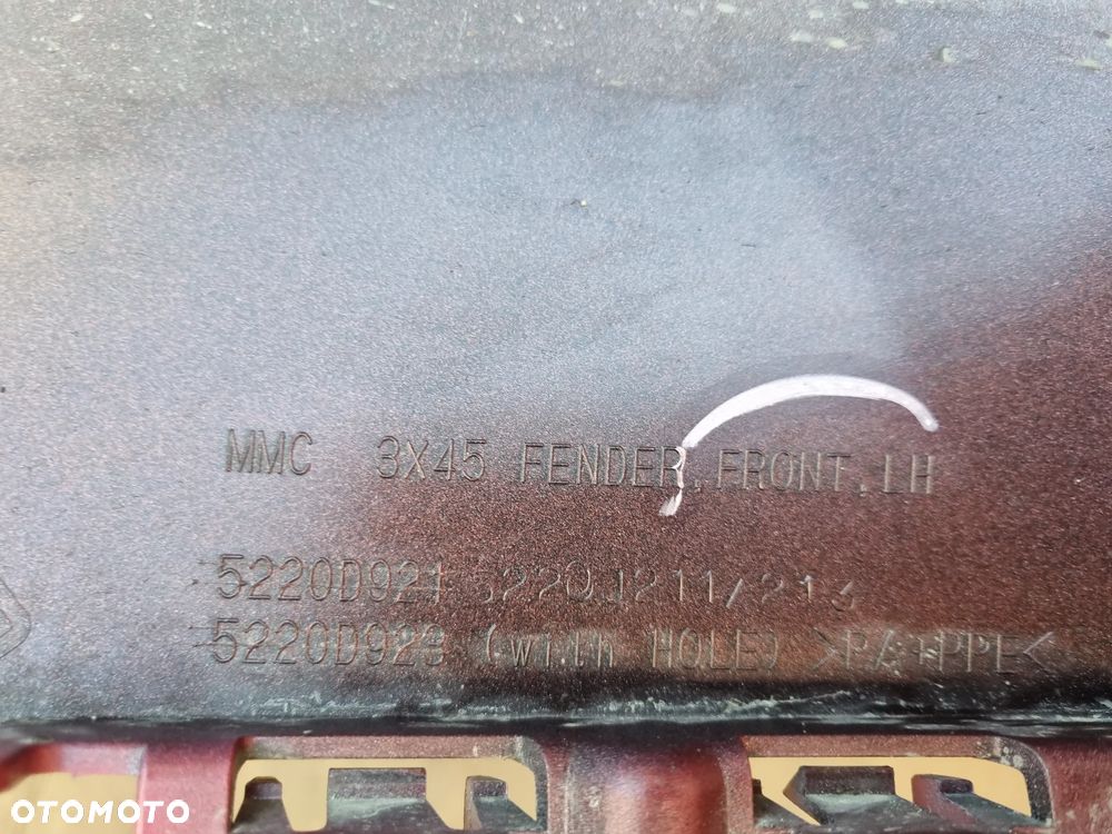 MITSUBISHI ASX BŁOTNIK LEWY PRZÓD - 4