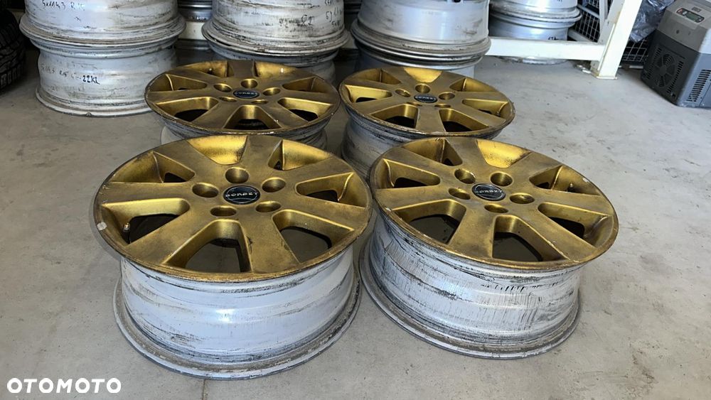 4szt Złote Felgi Aluminiowe Borbet CA 15" 5x112 ET40 6,5J KBA45850 VW Audi Skoda Seat Montaż Wysyłka 19A - 2