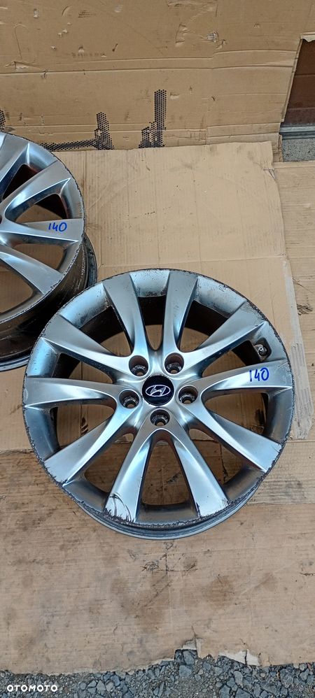 Alufelgi felgi aluminiowe alusy 5x114.3 R18 8J ET46 R18 Hyundai i40 52910-3Z350 52910-3Z380 - 5