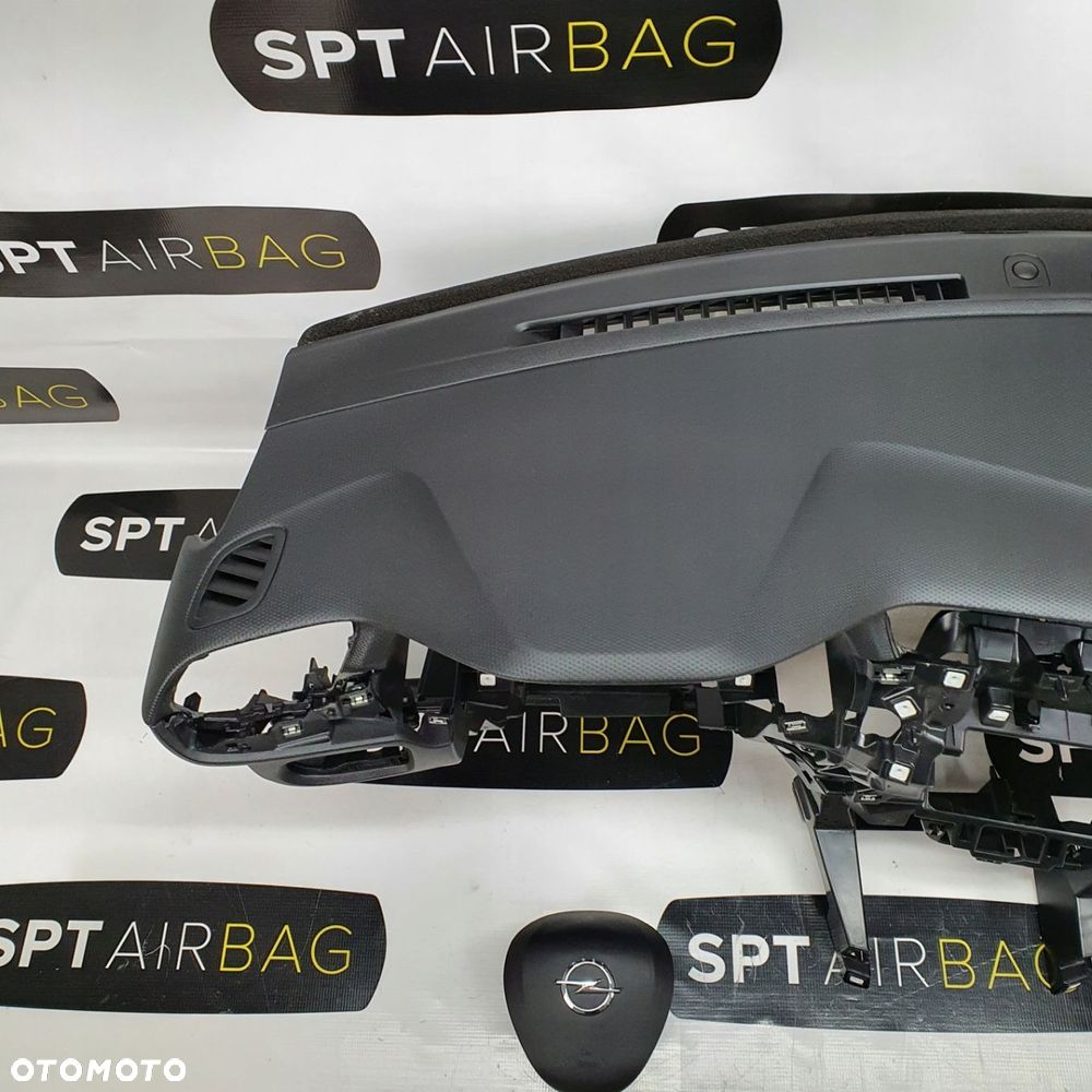 OPEL CORSA F DESKA ROZDZIELCZA KONSOLA KOKPIT PULPIT PODUSZKI AIRBAG AIR BAG PASY KIT SET - 2