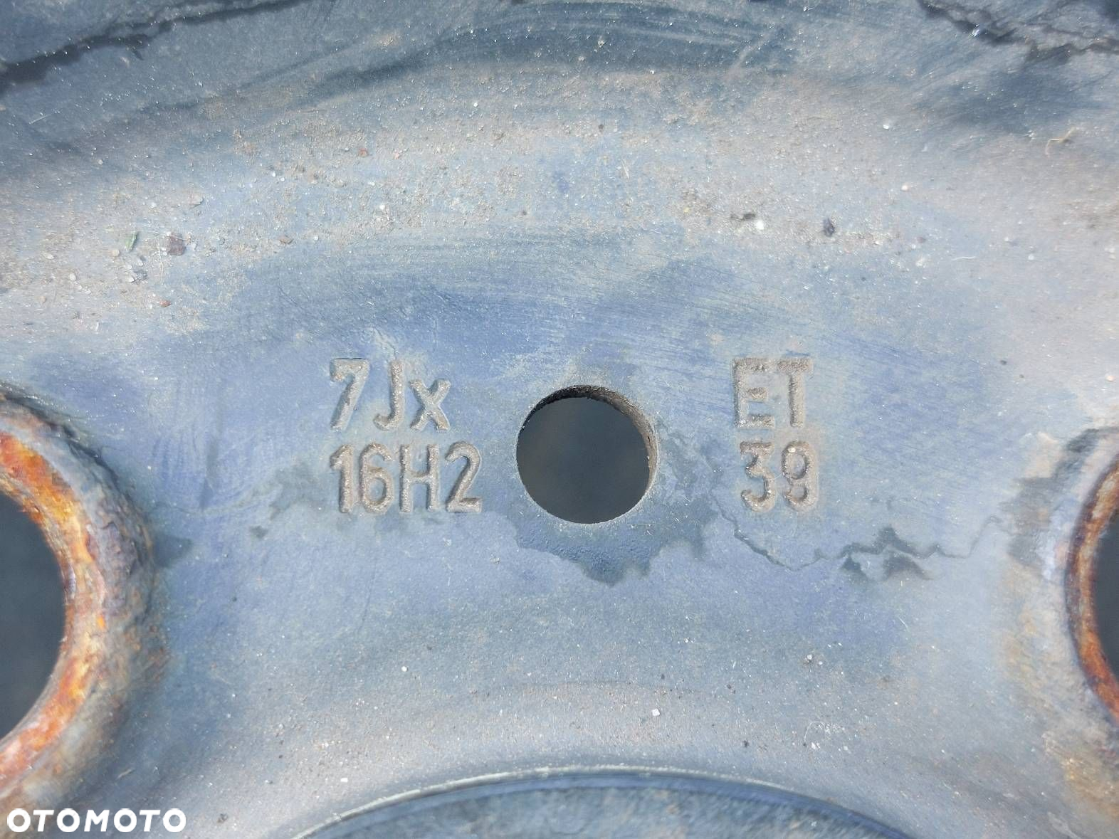 FELGI STALOWE 3 SZT 5x112 7Jx16 ET39 FI66,6 AUDI A4 B8 8K0601027A - 2
