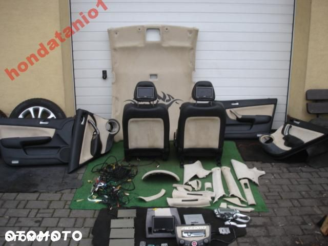 Honda ACCORD VII 2003 TAPICERKA ALPINE SKÓRA TV - 2