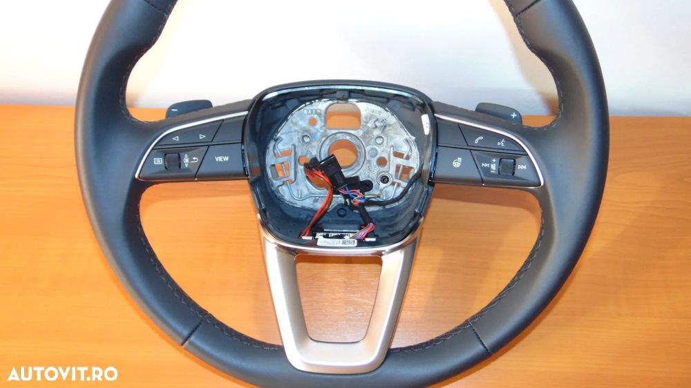 Volan cu padele din  piele Audi Q5,SQ5, an 2021-2024,cod 80A419091CM - 2