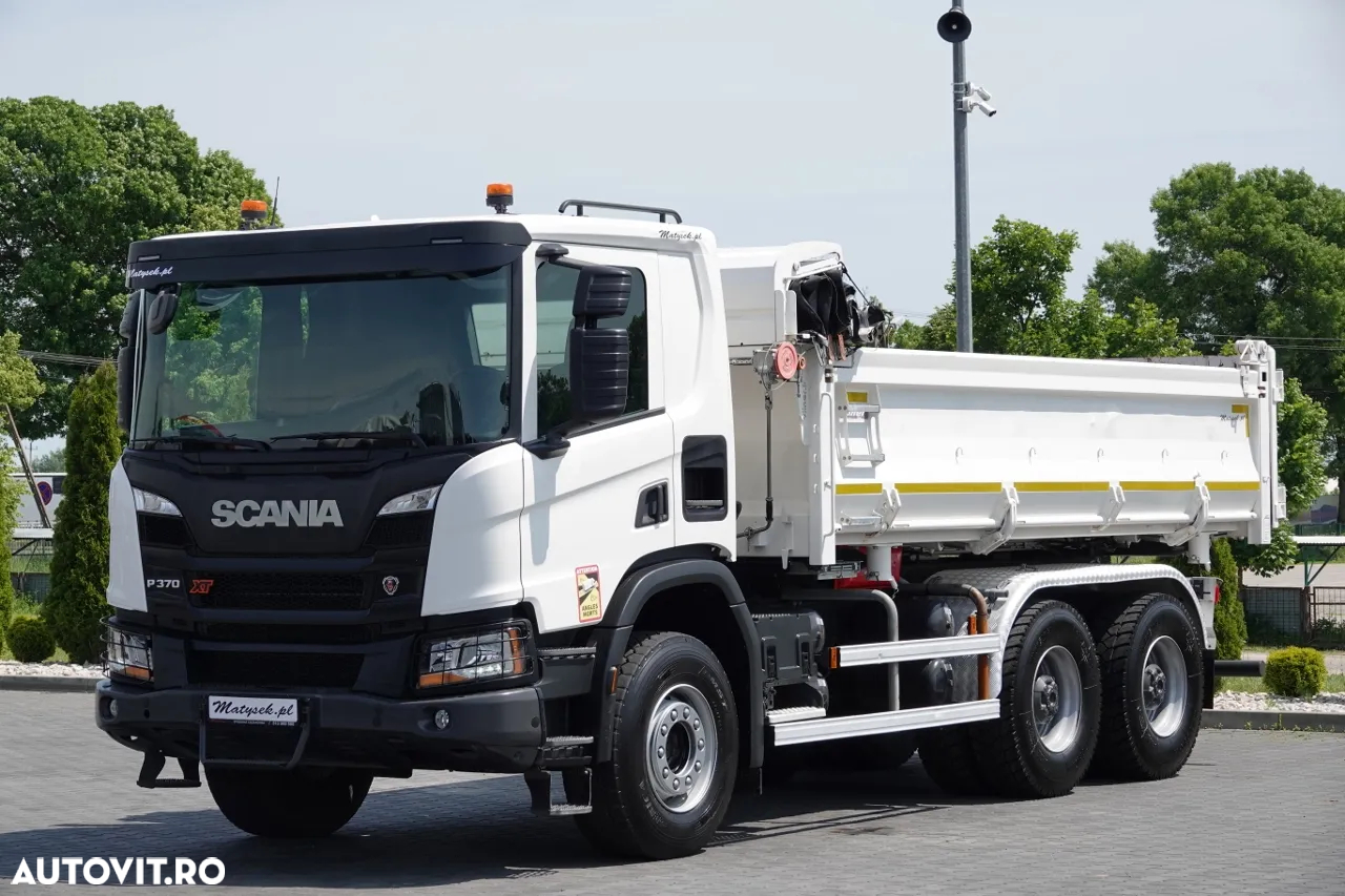 Scania P 370 XT / 6x4 / BASCULANTE / HYDROBOARD / BORDMATIC / 2021 - 10