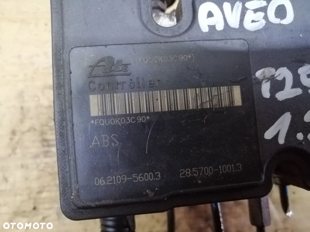 Chevrolet Aveo T250 pompa hamulcowa 96964985SJ plus wtyczka z wiązką - 6