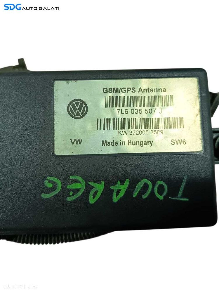 Antena Modul GPS Navigatie Volkswagen Touareg 7L 2006 - 2010 Cod 7L6035507J [LR2098] - 2