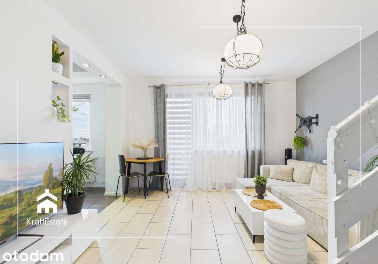 Dwupoziomowe mieszkanie, 58 m2 +balkon+piwnica