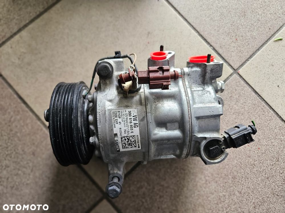Sprężarka kompresor klimatyzacji VW Polo VI Ibiza V Arona Kamiq Scala Audi A3 8V 1,0 TSI 3Q0816803E - 1