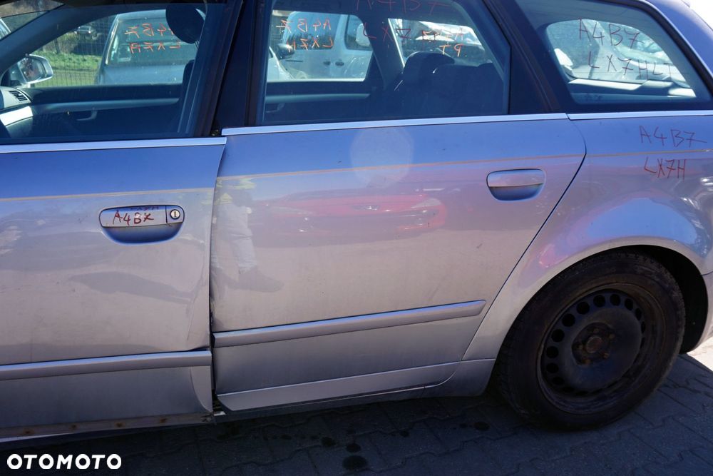 DRZWI TYLNE LEWE A4 B7 KOMBI LY7H  SZARY AUDI 2004-2008 - 2