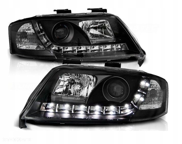 Reflektor Lampy kpl Day line light LED Tuning Audi a6 C5 4b 1997-2001 - 2