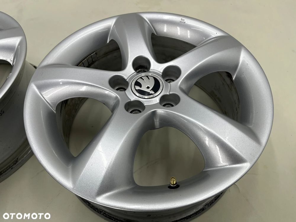 Felgi aluminiowe Skoda Fabia 2 II Roomster Praktik Ibiza Polo Fox 07-14r. r15 cali 6jx15 ET43 5x100 - 30