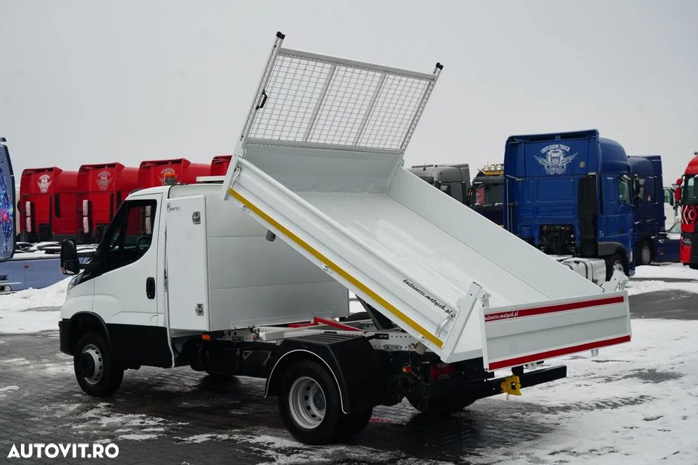 Iveco DAILY 70-180 / BASCULATOR SPATE 2.8 M / MTA: 7.0 T / BLOCARE PUNȚI / DUBLU / HI-MATIC - 4