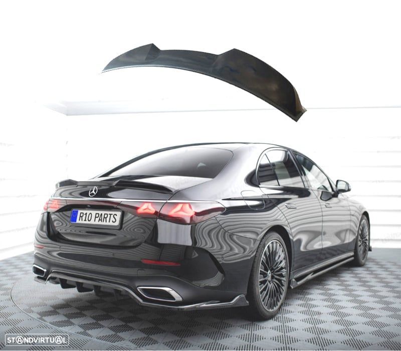 AILERON SPOILER MERCEDES W214 24- LOOK PSM PRETO BRILHANTE - 1