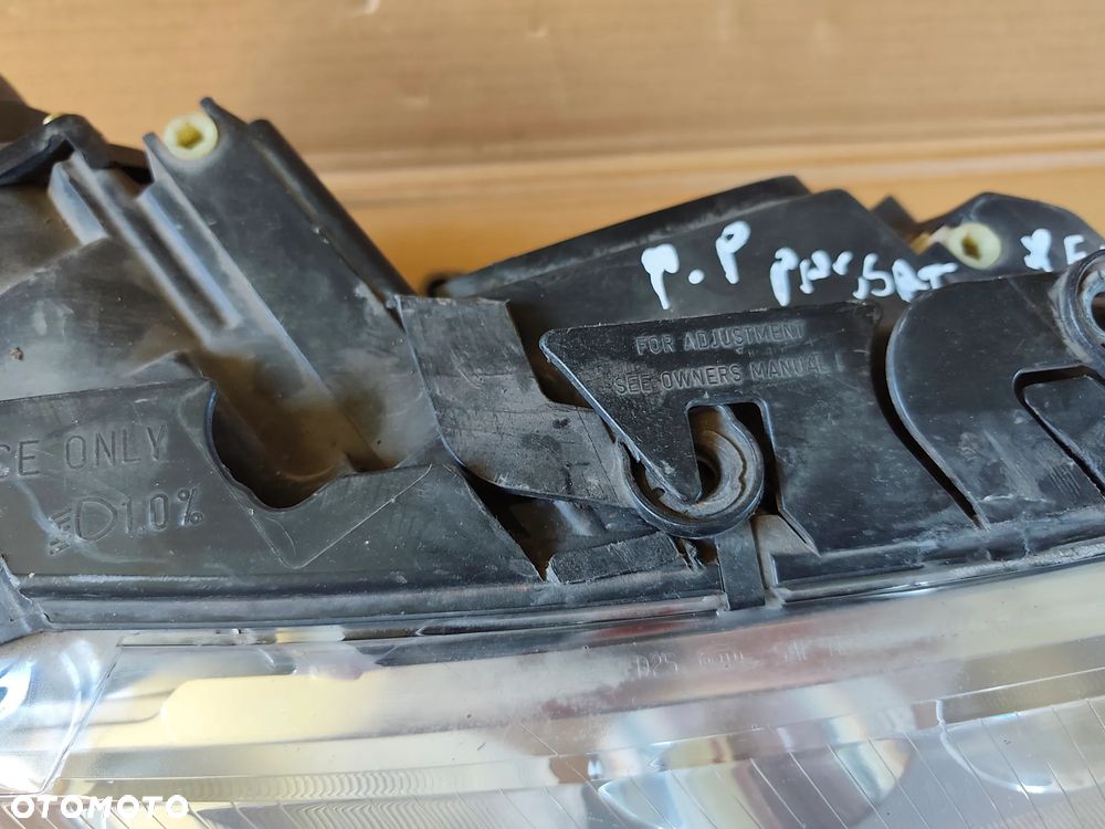 PASSAT B5 FL 00- LAMPA PRAWY PRZÓD XENON 3B7941016M - 8