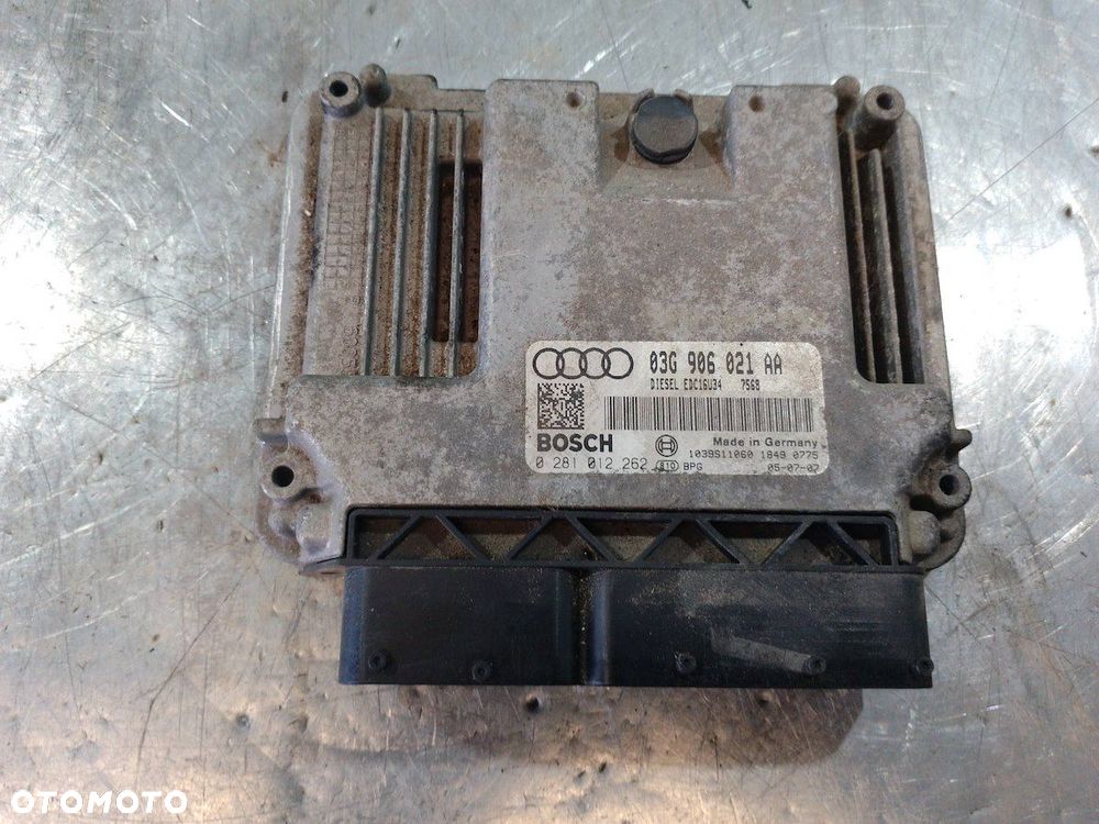 KOMPUTER, STEROWNIK AUDI A3 ( 8P1 ) 03G906021AA   0281012262 2.0 TDI - 1
