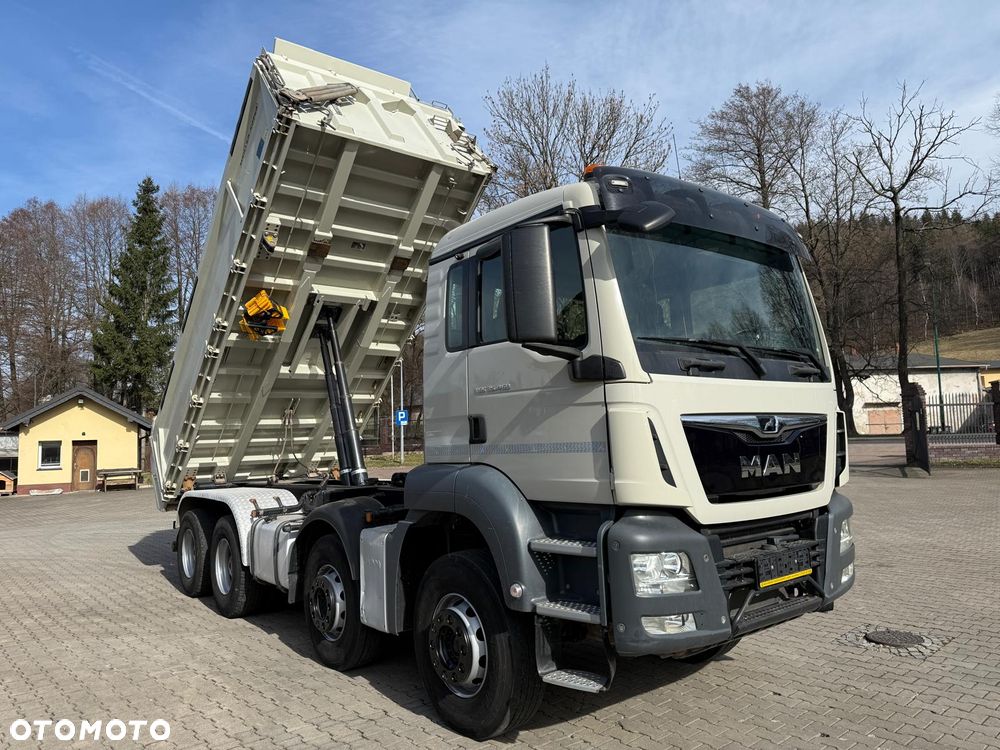 MAN 35.460 TGS wywrotka 8x4, 3-str. MEILLER, BORDMATIC, 302 t.km., TOP! - 5