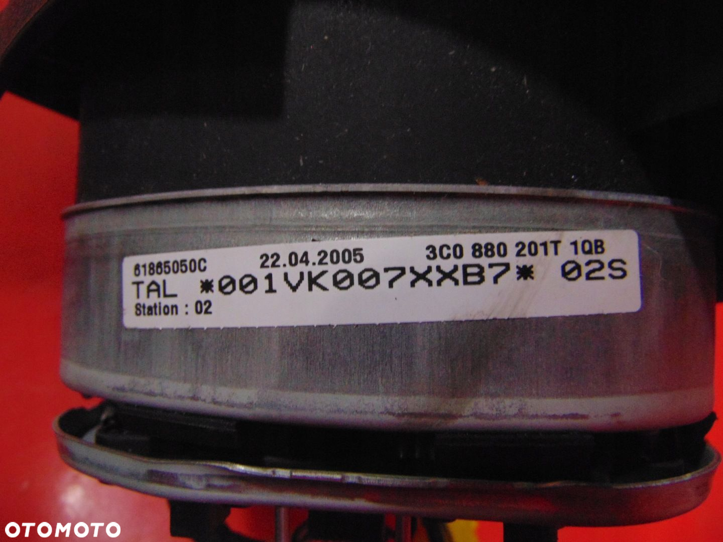 VOLKSWAGEN PASSAT B6 3C DESKA KONSOLA AIRBAG PODUSZKI NAPINACZE KOMPLET EU - 5