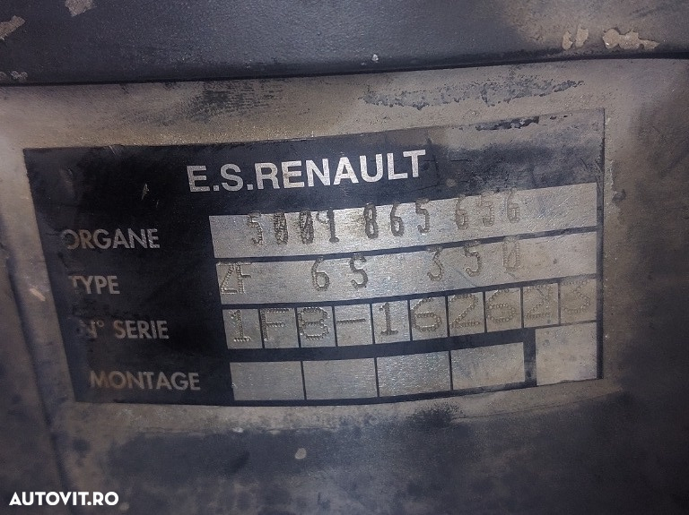 Cutie de viteze RENAULT Mascot 3.0 D 5001865656 - 2