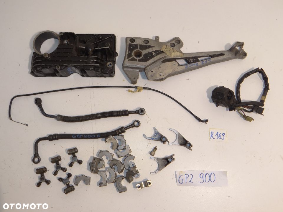 GPZ 900 miska olejowa orzewody oleju set przełącznik świateł panewki wodziki R169 - 1
