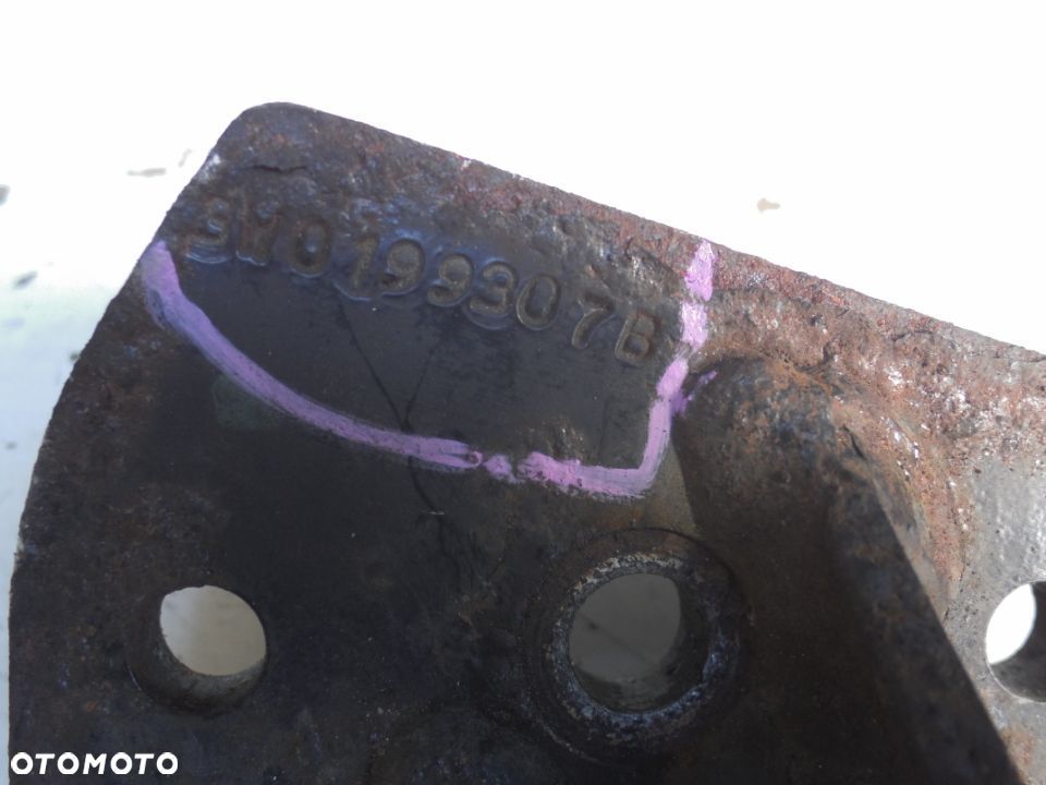 Uchwyt wspornika mocowania silnika lewego kierowcy Bentley Continental GT 03-10  3W0199307B - 4