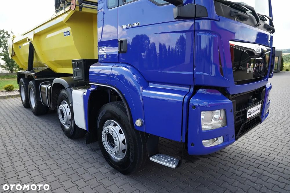 MAN TGS 35.460 / 8x4 / WYWROTKA TYLNOZSYPOWA / HYDROKLAPA / NAVI / AUTOMAT - 15