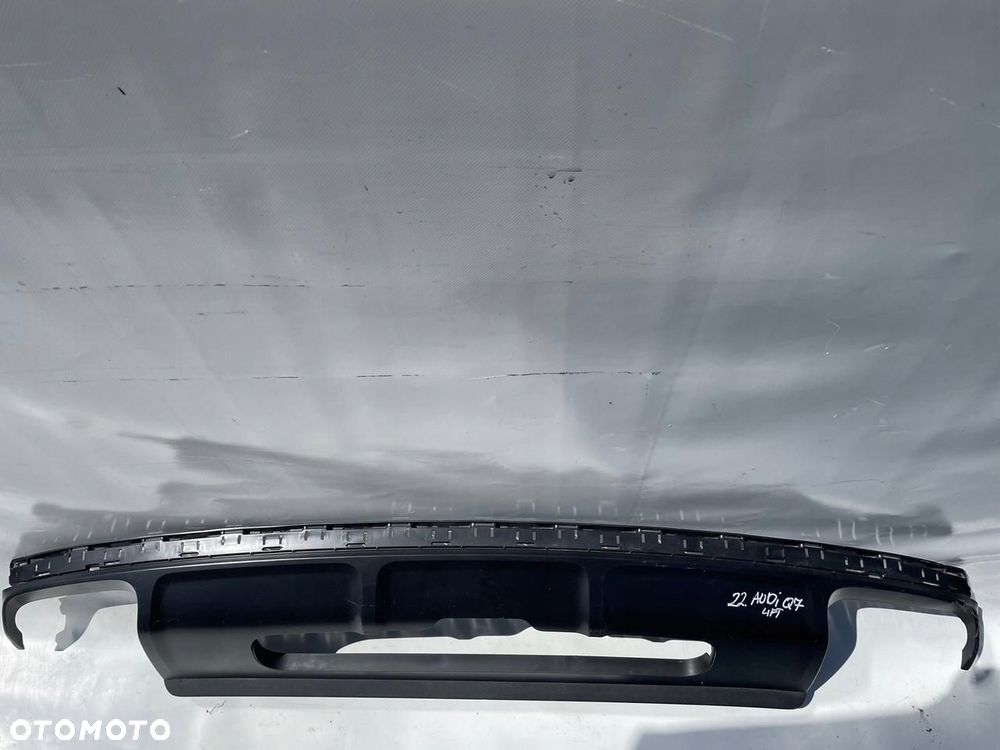 AUDI Q7 4M S-LINE SPOILER DOKŁADKA ZDERZAKA DYFUZOR TYŁ 4M0807521 - 5