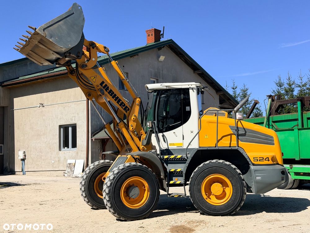Liebherr Ładowarka Liebherr L524 KLIMA łyżka2,5m3+widły bezAdblue i Dpf szybkozłącze hydr. Cat Caterpillar 924K  924H  930K Volvo L60H / L70H Komatsu WA200-8 WA270-8JCB 426 427 - 11
