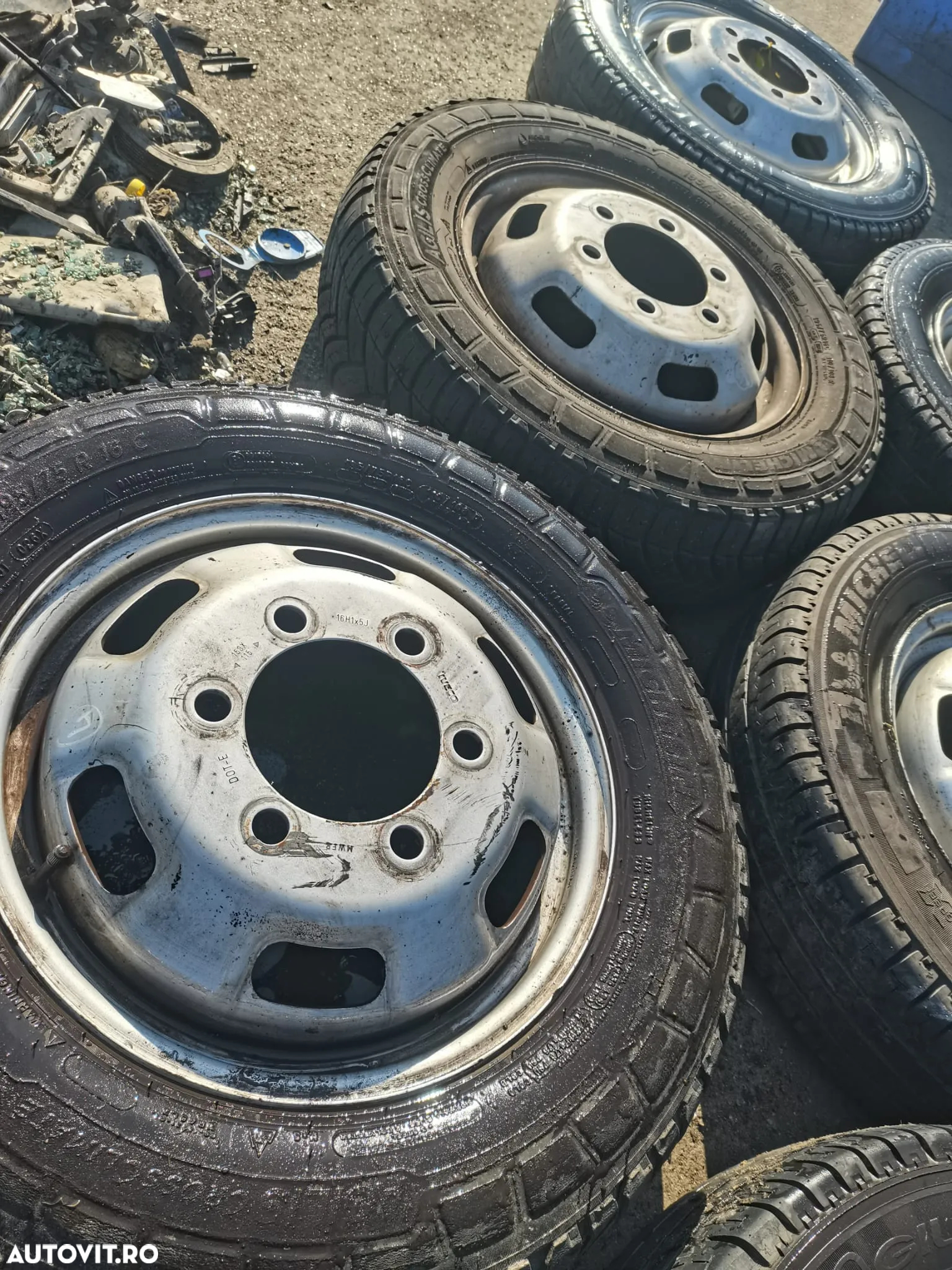6 Jante echipate cu cauciuc IVECO DAILY 195/75R16C 110/108 R - 7