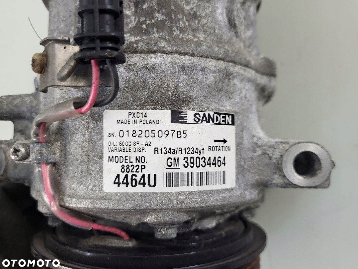 kompresor klimatyzacji sprężarka OPEL INSIGNIA B 39034464 - 8