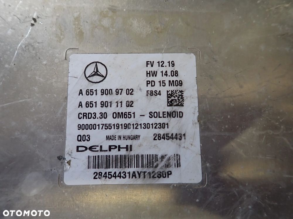 MERCEDES KOMPUTER SILNIKA A6519009702 - 2