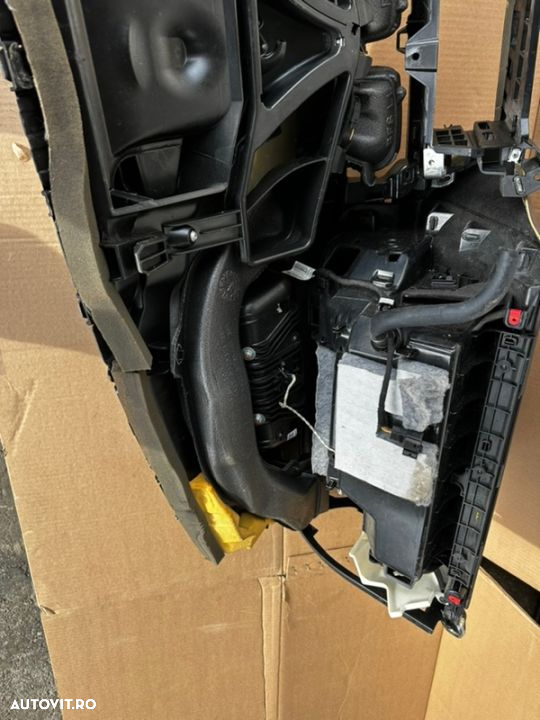 planșă bord recondiționată ( alacantara ) cu airbag pasager pentru bmw Seria 7 g11 g12 cu baza maro ( coniac ) 730d 2015 -2019 volan pe Stanga - 7