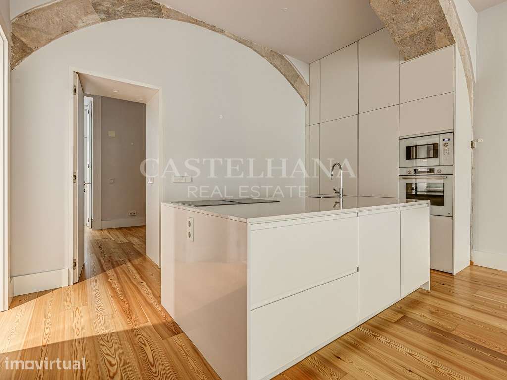 Apartamento T1 no Chiado, Lisboa, com pátio privativo e licença AL - Grande imagem: 4/20